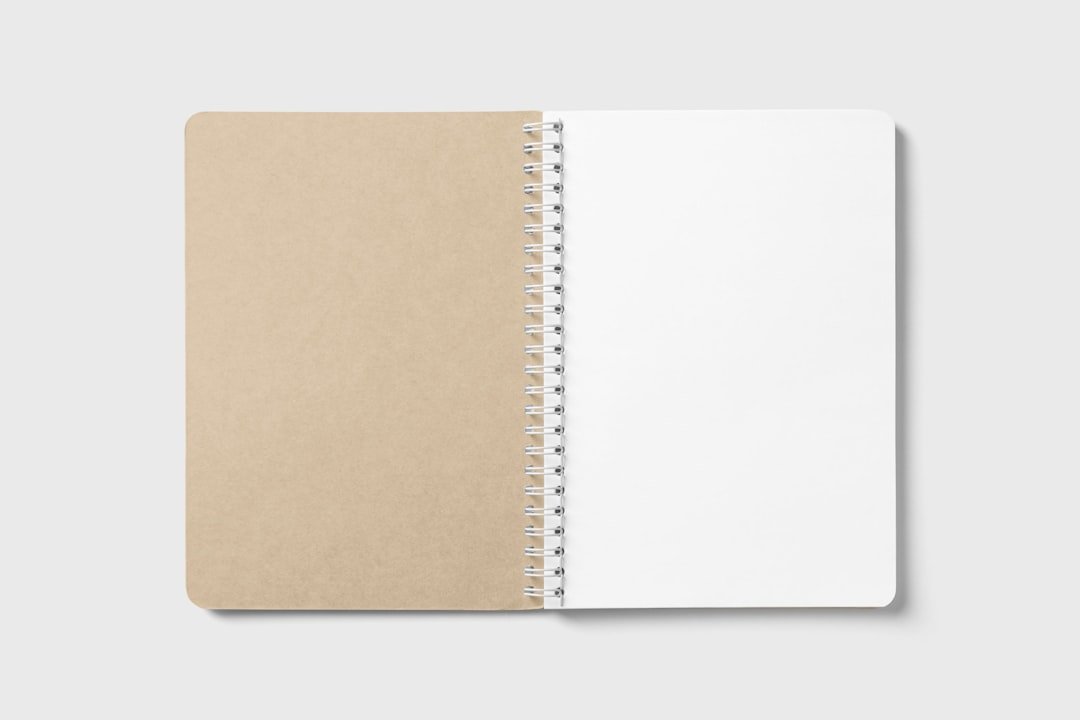 open journal notebook