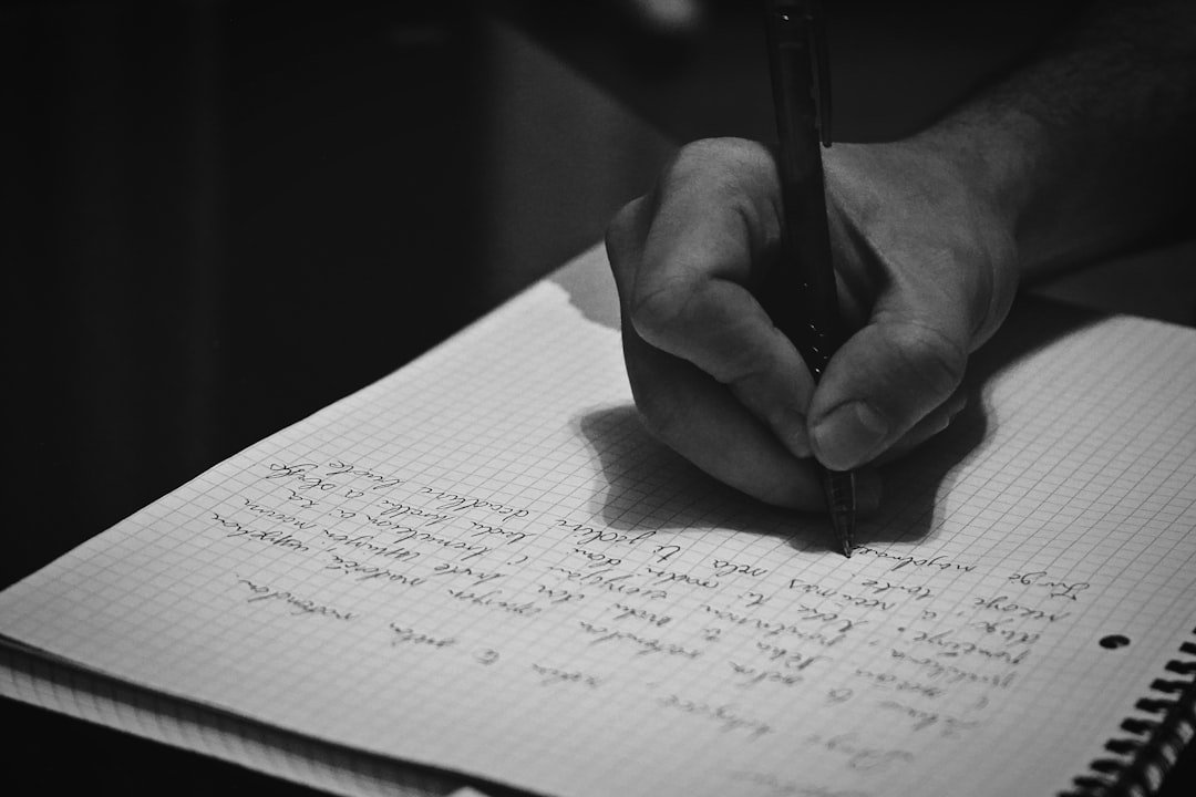 journal notebook pen writing