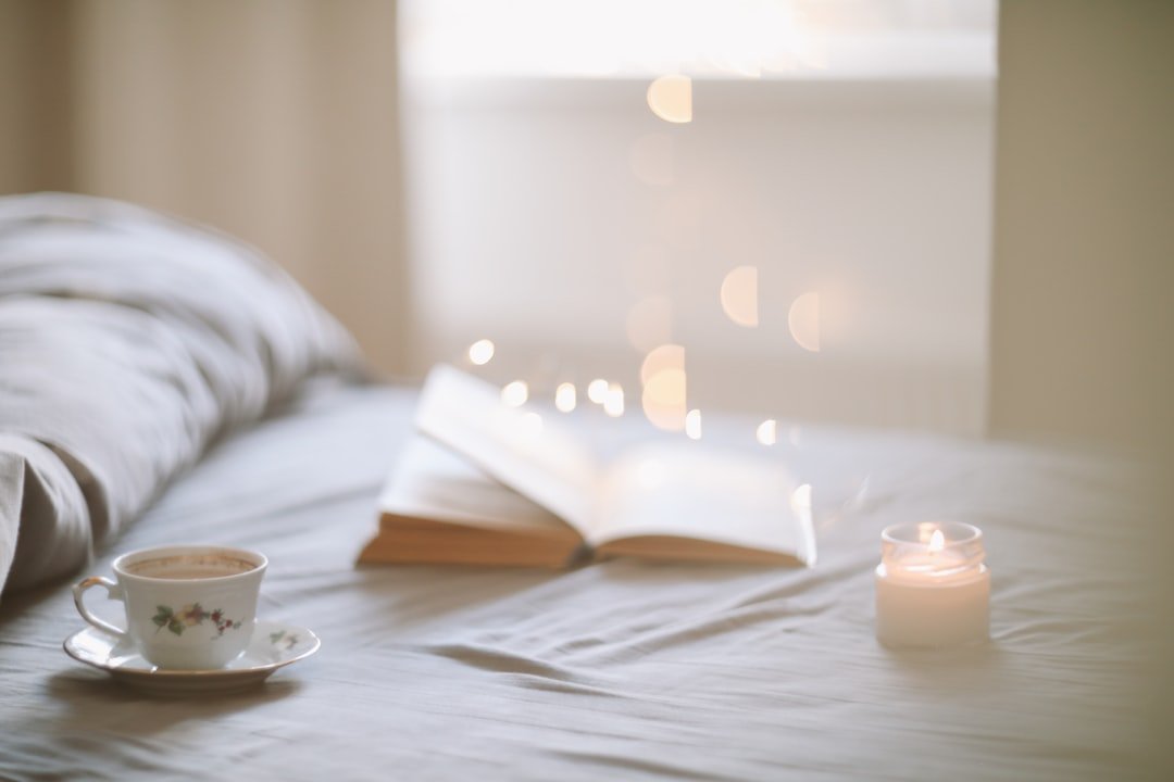 cozy bedroom evening candlelight