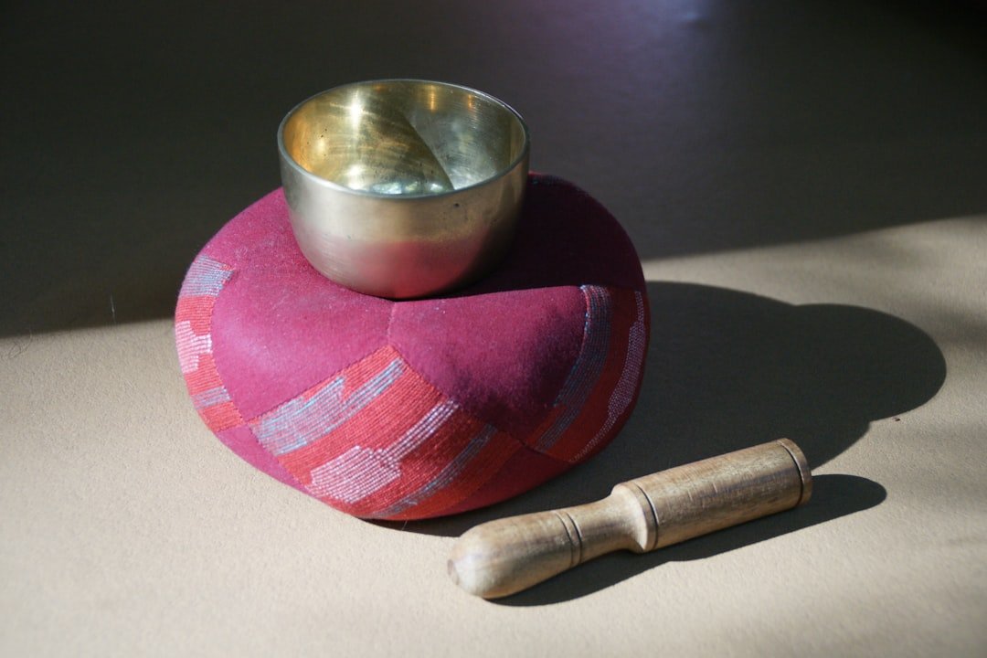 meditation cushion peaceful morning
