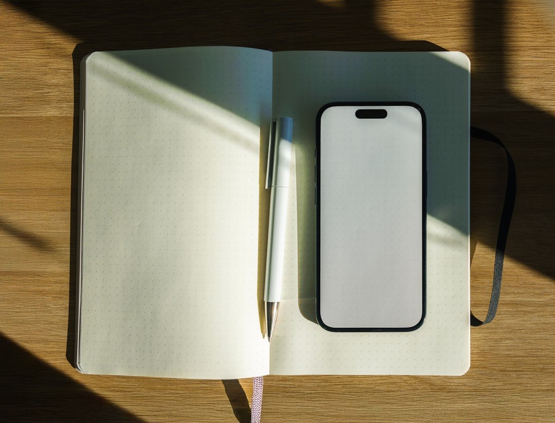 open journal pages sunlight