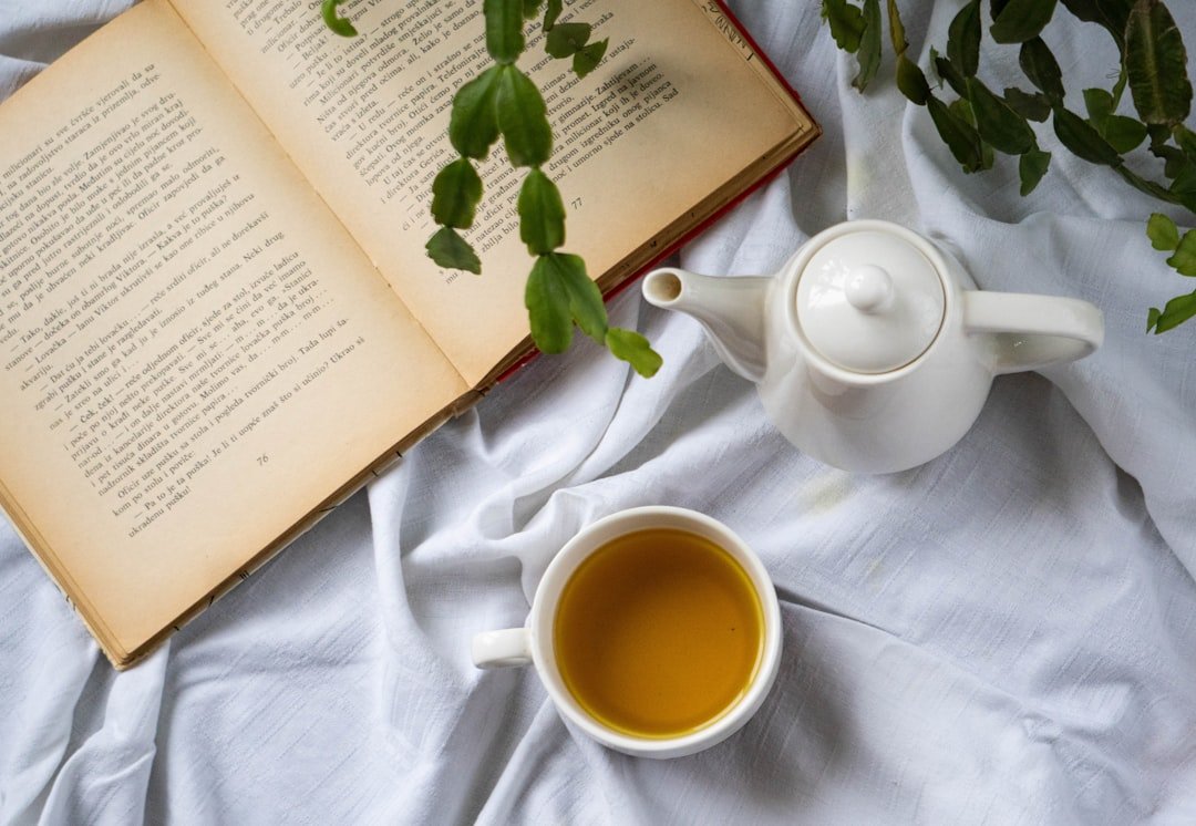 journal and tea