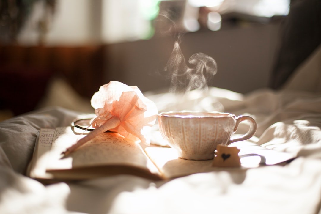 tea journal sunlight