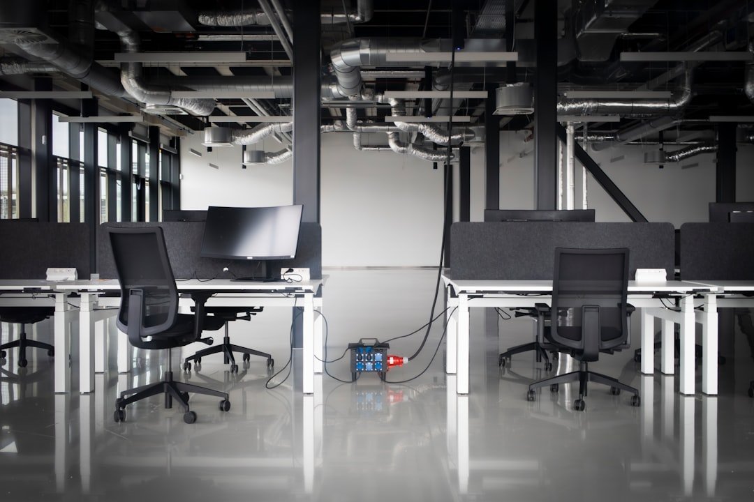 empty office desk