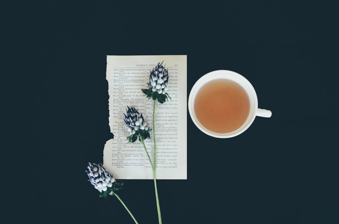 journal calming tea