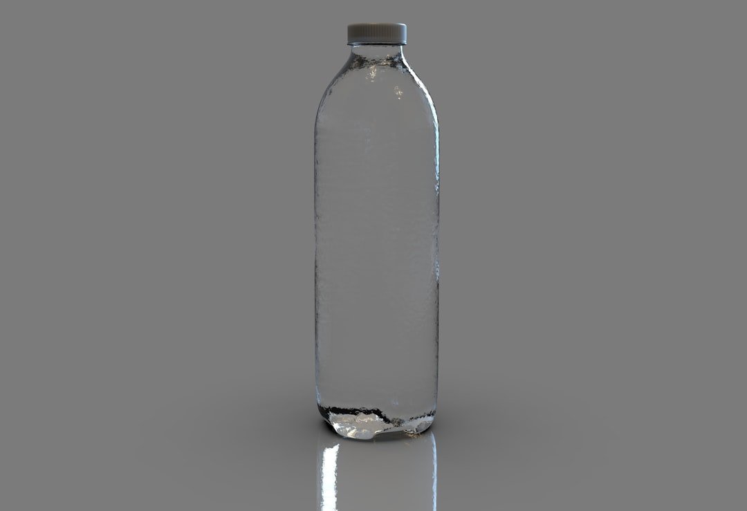 glass water bottle