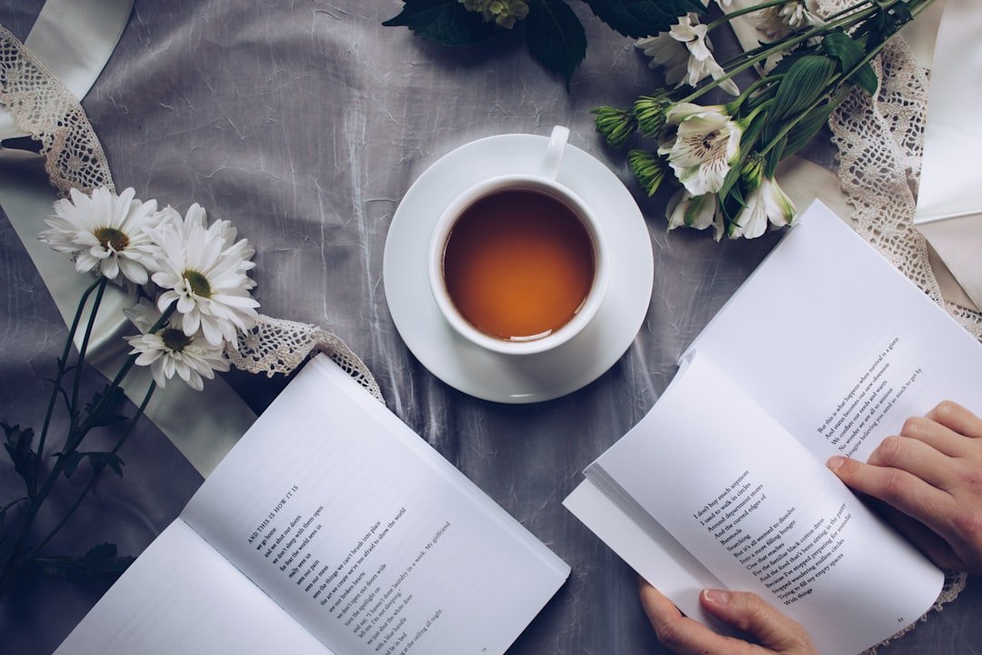 journal and tea