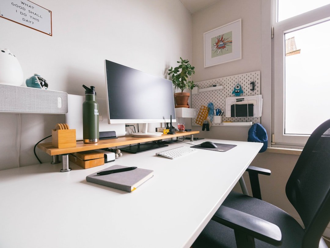 quiet office desk