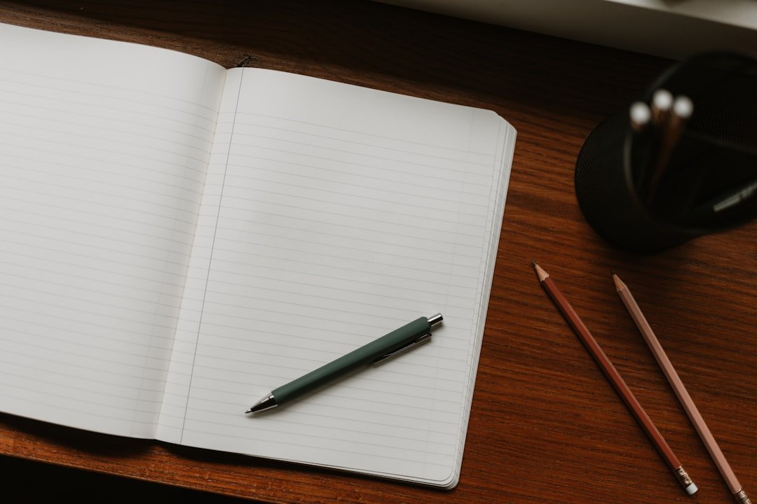quiet journaling desk