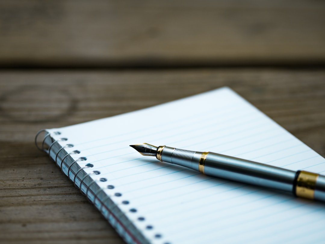 open journal notebook pen mindfulness