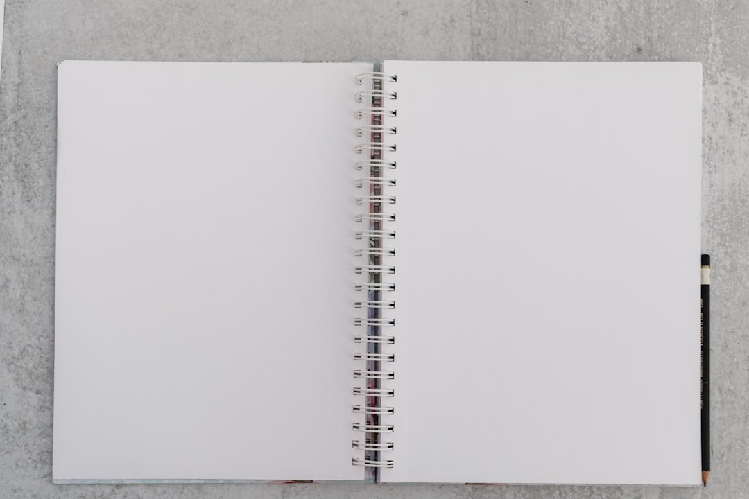 open journal notebook