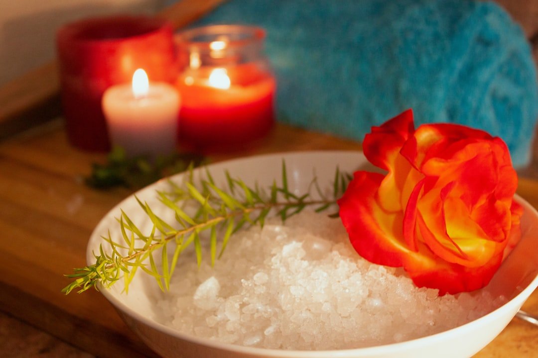 home spa relaxation candles