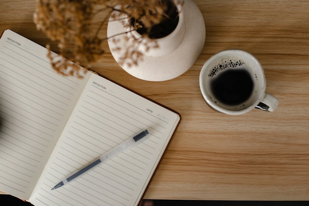 journaling notebook tea