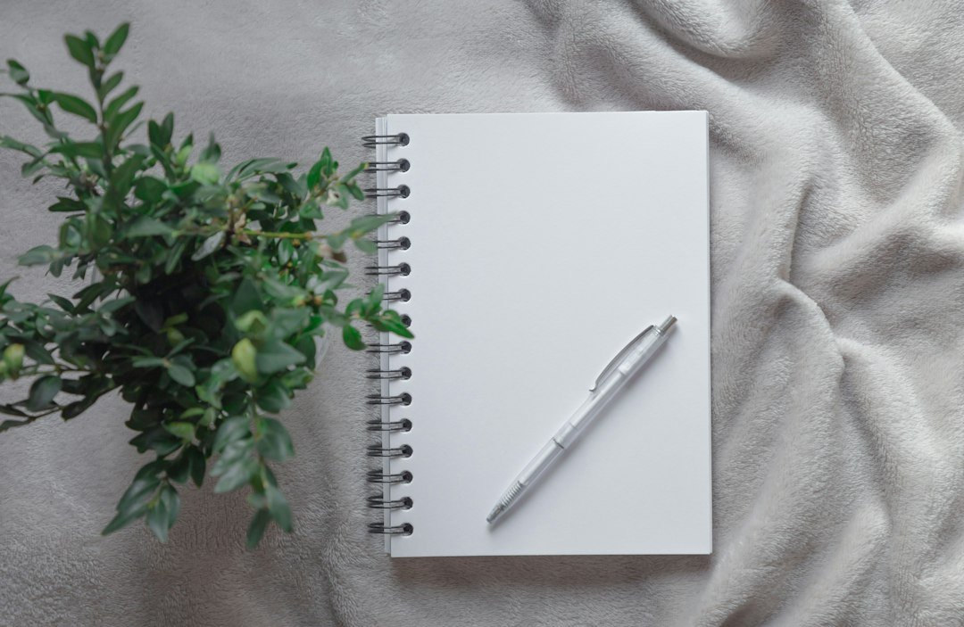 self care checklist notebook