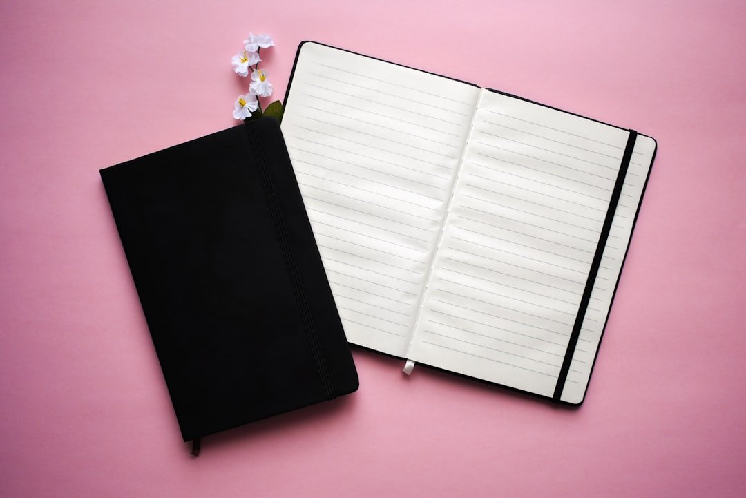 open journal notebook