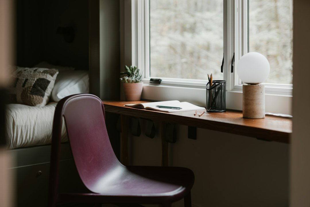 quiet writing desk