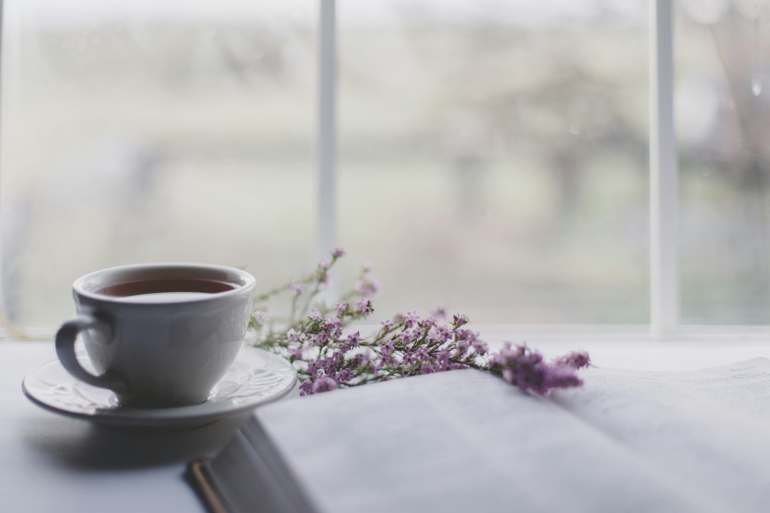 journal tea cup